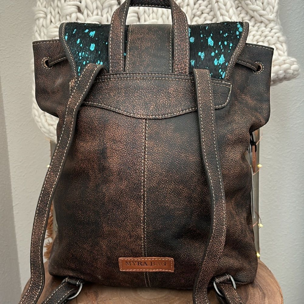 Myra Bag Prairie Leather and Hairon Bag - Picture 4 of 10